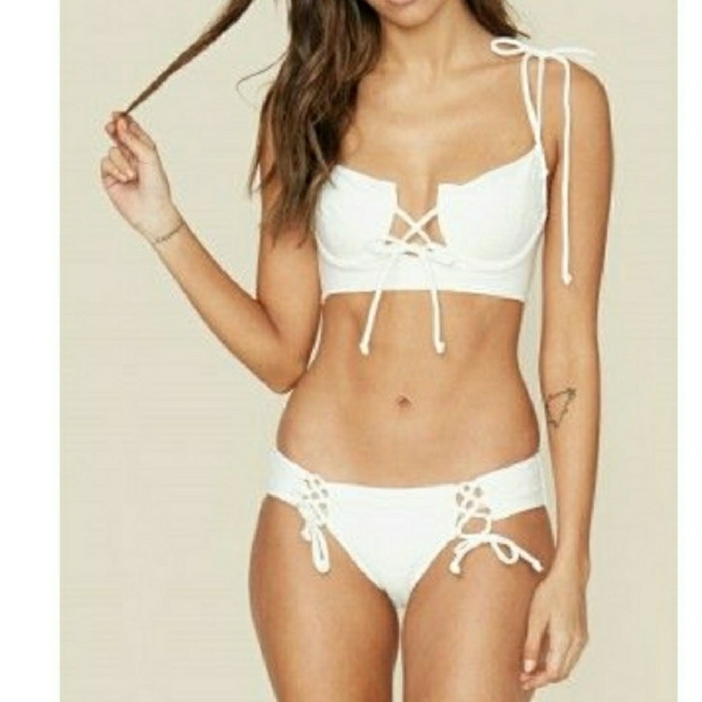 For Love & Lemons Riviera 👙 bottoms+ cover up